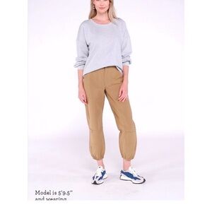 CAbi Wind Down Chambray Top Sweatshirt for Women